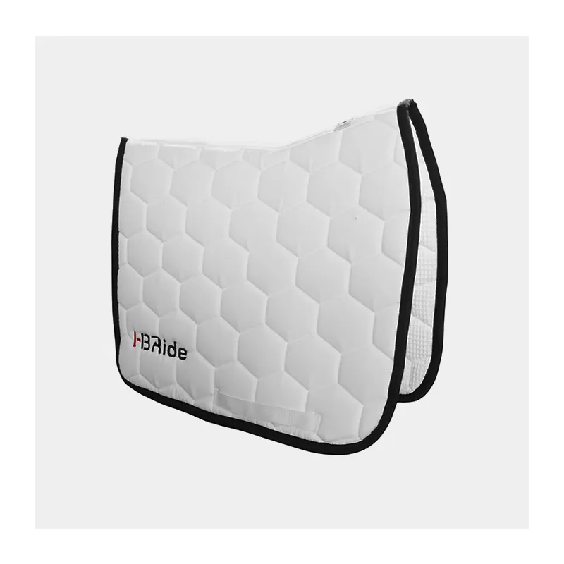I-BRIDE – Tapis de dressage – Cheval – Blanc / Noir Bon March