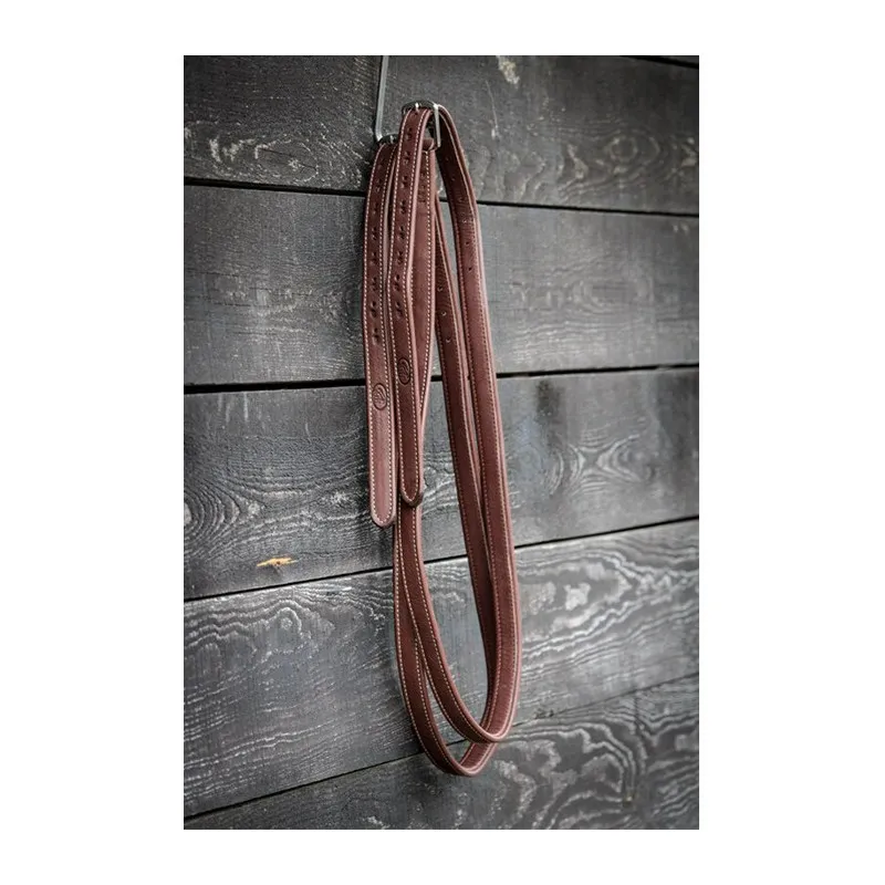 JUMPIN – trivires cuir doubles veau – 125 cm – Noir Offre Spciale