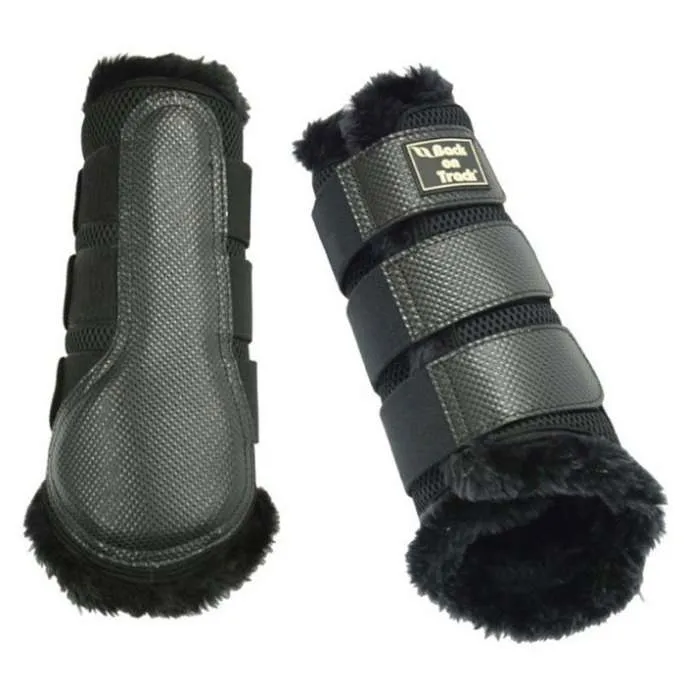 Promotion Gutres souples 3D mesh doubles - Back on Track - noir - XXL