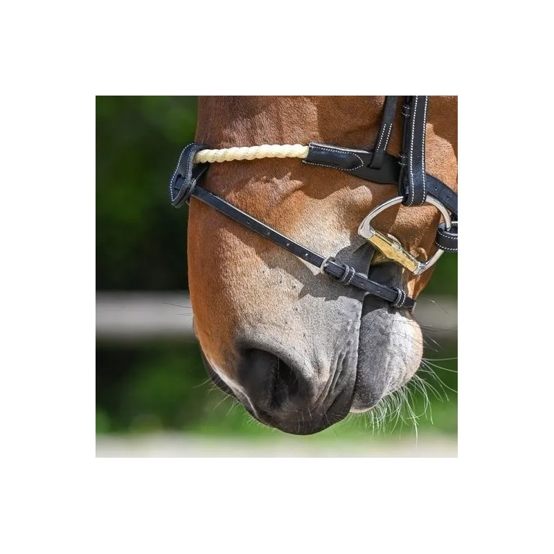 JUMPIN - Muserolle combine corde - Collection Week - Cheval - Noir Produit De Marque