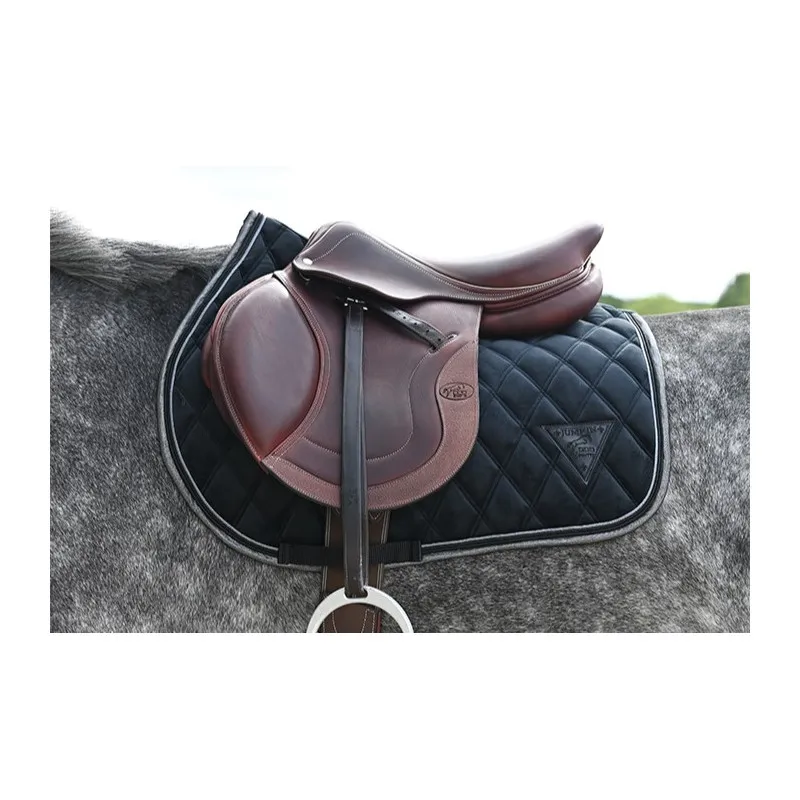 JUMPIN – Tapis de selle Soft Velours – Cheval – Noir Seulement Aujourdhui