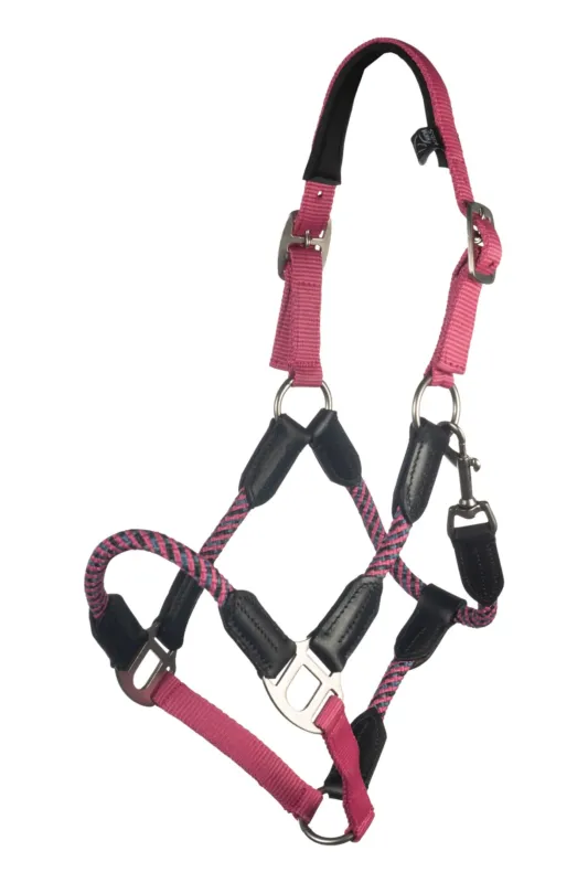 Cabezada de cuadras HKM cabezada de cuadra Nele - Pink / Minature Shetland Acheter En Ligne