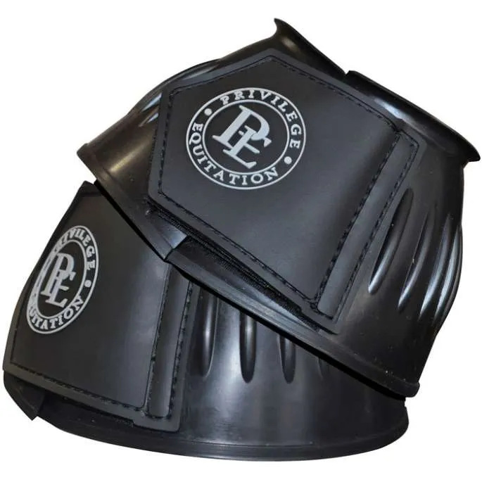 Cloches Stries Velcro - Privilge Equitation - noir - XL Paiement Scuris