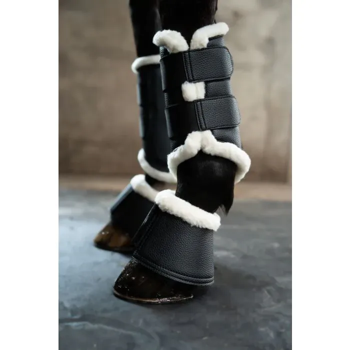 Nouveaut HKM Protection Boots Comfort Premium Fur II - White / S