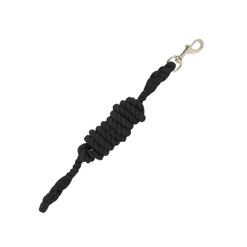 Rduction NORTON - Longe coton torsad - 1.80 m - Noir