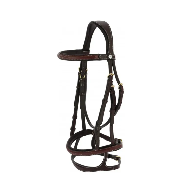 NORTON PRO – Bridon cuir huil Oliva – Cob – Havane Offre Du Jour