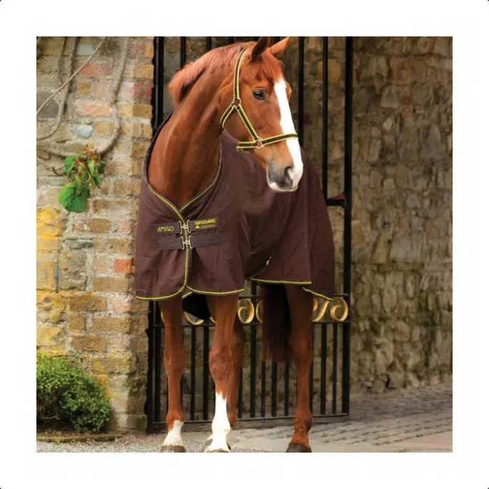 Meilleur Choix Amigo 600D lite 0g 5&rsquo;3 115cm – Horseware – rouge – poney 5&rsquo;3 – 115 /160 cm