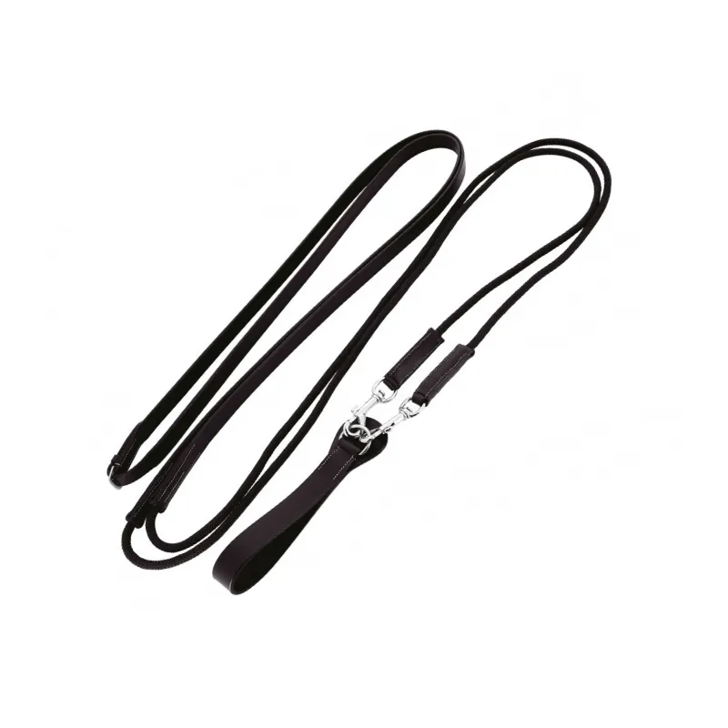 NORTON PRO – Rnes allemandes cuir/corde – Cheval – Noir Dernire Chance