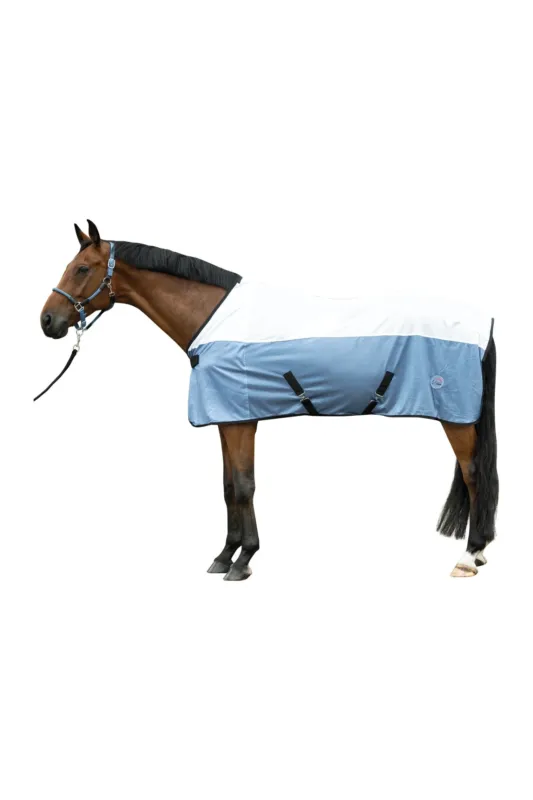 Promotion Saisonnire Manta para caballo HKM Fly manta Colourful - EU155/UK6'9/US81" / Jade Green