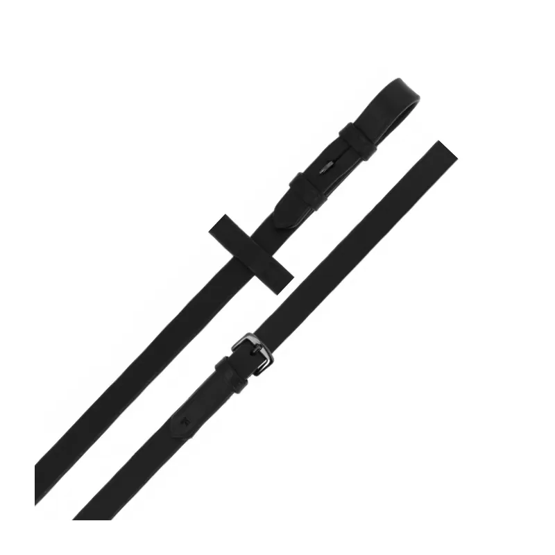 NORTON PRO – Rnes lisses Dark boucles noires – Cheval – Largeur 16 mm – Noir Dernier Modle