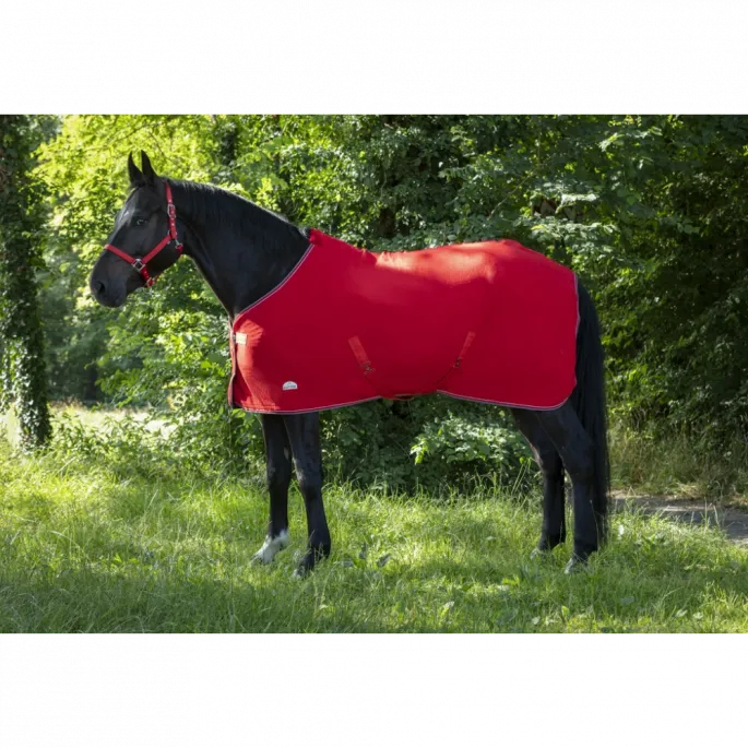 Dernier Modle Chemise polaire Polyfil – Equithme – rouge – gris – 5&rsquo;9 – 125 /175 cm