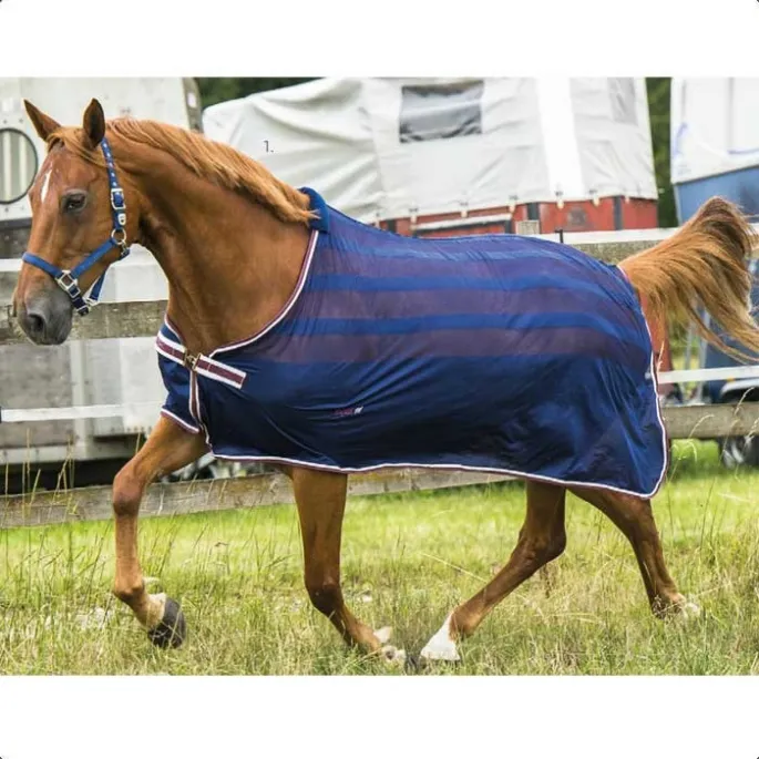 Chemise filet Equit&rsquo;M – marine – 6&rsquo;6 – 150 /198 cm Prix Rduit