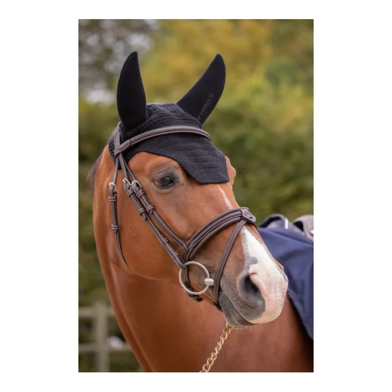 Soldes PADDOCK - Bonnet pour chevaux coton Soundless - Cob - Noir