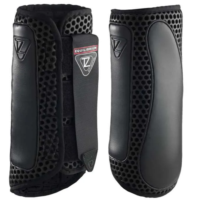 Gutres de cross Tri-zone postrieures – Equilibrium – noir – pur-sang (cob ) Authentique