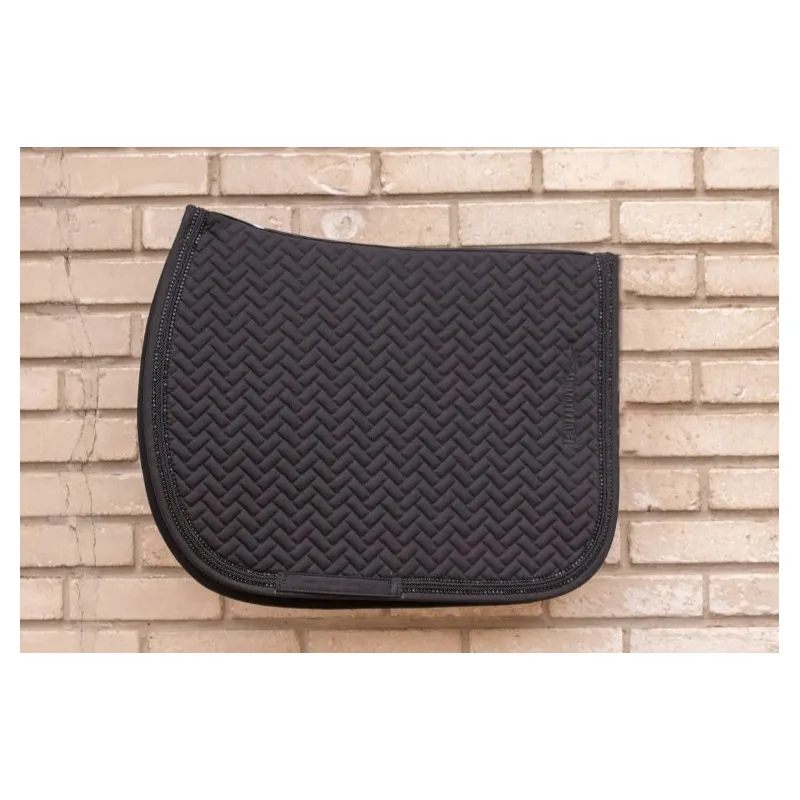 PADDOCK - Tapis de selle Poppy - Cheval - Noir Haute Qualit