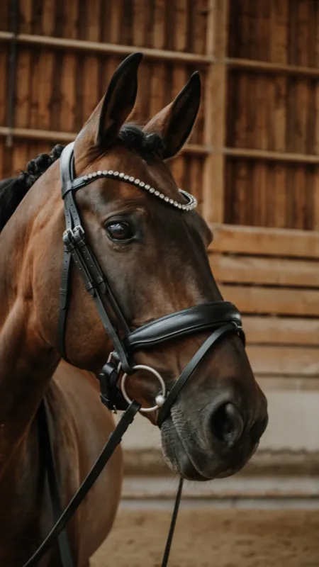 Bridon Norton Diams - Cheval - Noir Nouvel Arrivage