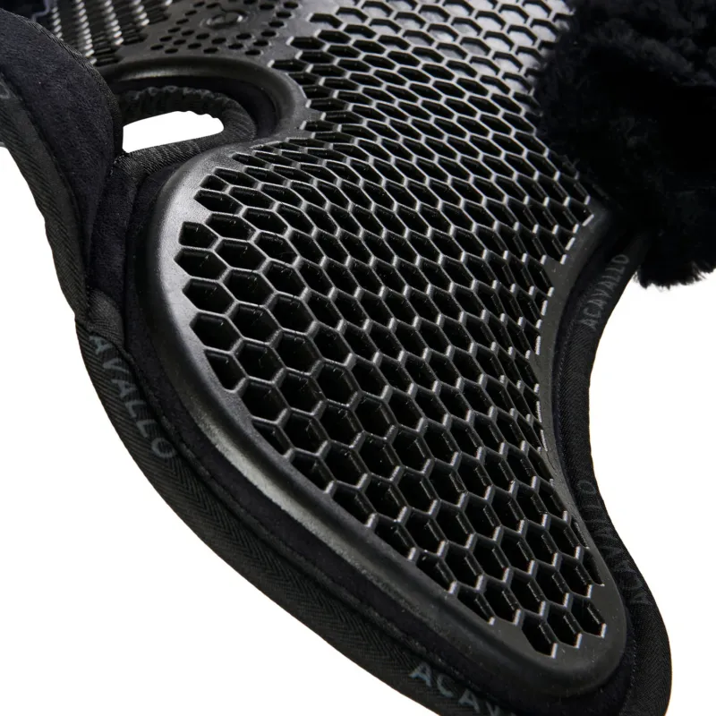 Meilleur Choix Amortisseur suede arrire mouton et avant en gel Acavallo - Noir / noir