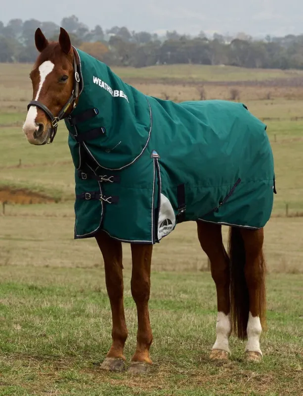 Meilleure Vente Couverture ComFiTec Plus Dynamic Weatherbeeta 0g cou dtachable - 145 cm - Vert fort / marine