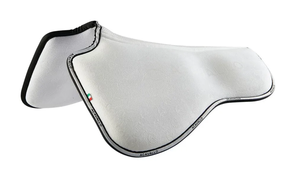 Prix Bas Amortisseur mmoire de forme avec grip en silicone et fibre de bambou Acavallo - Blanc