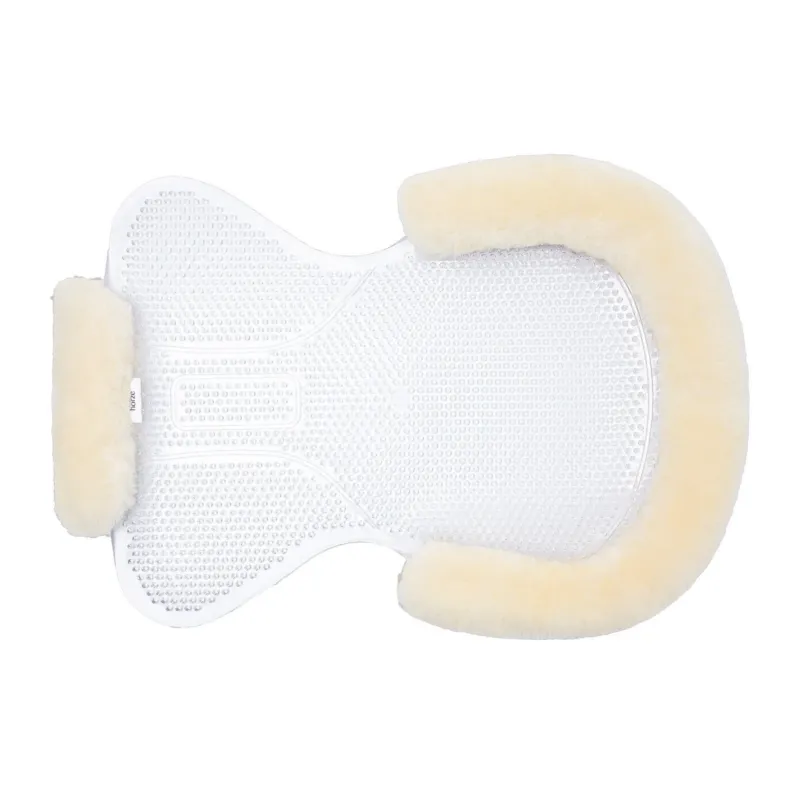 Acheter Direct Amortisseur gel Harleigh avec bordure mouton Horze – Blanc cass