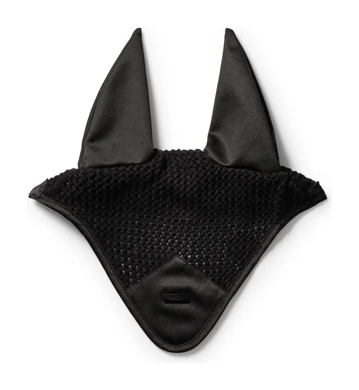 Promotion Saisonnire Bonnet anti-mouches Equestrian Stockholm Performance anti-bruit - Poney - Noir