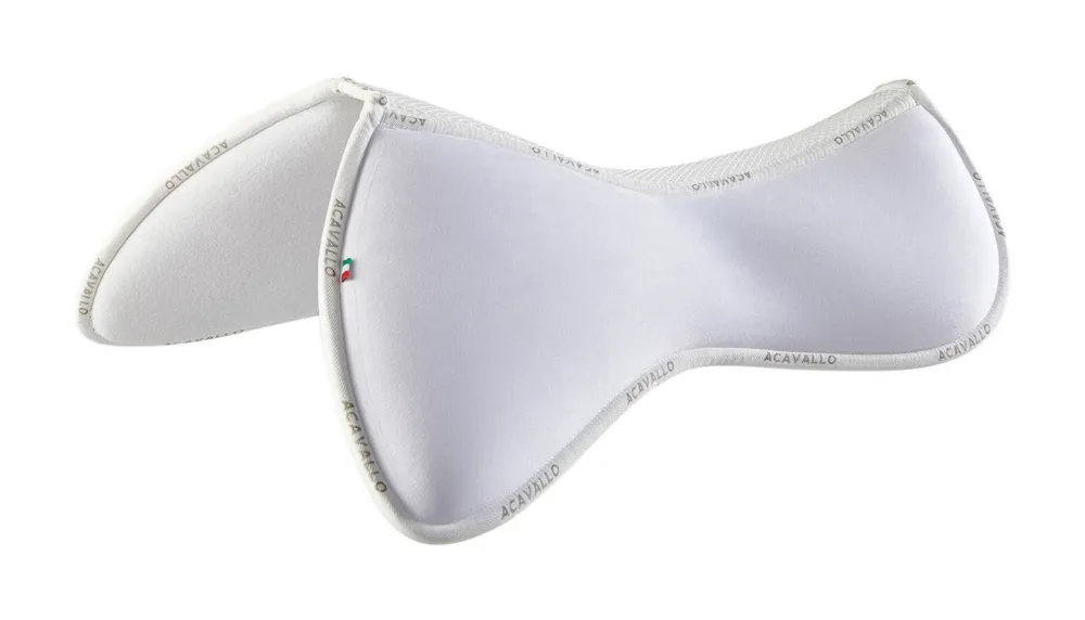 Amortisseur MF JCCS SW-3DS Sude Flat Acavallo – L – Blanc Remise