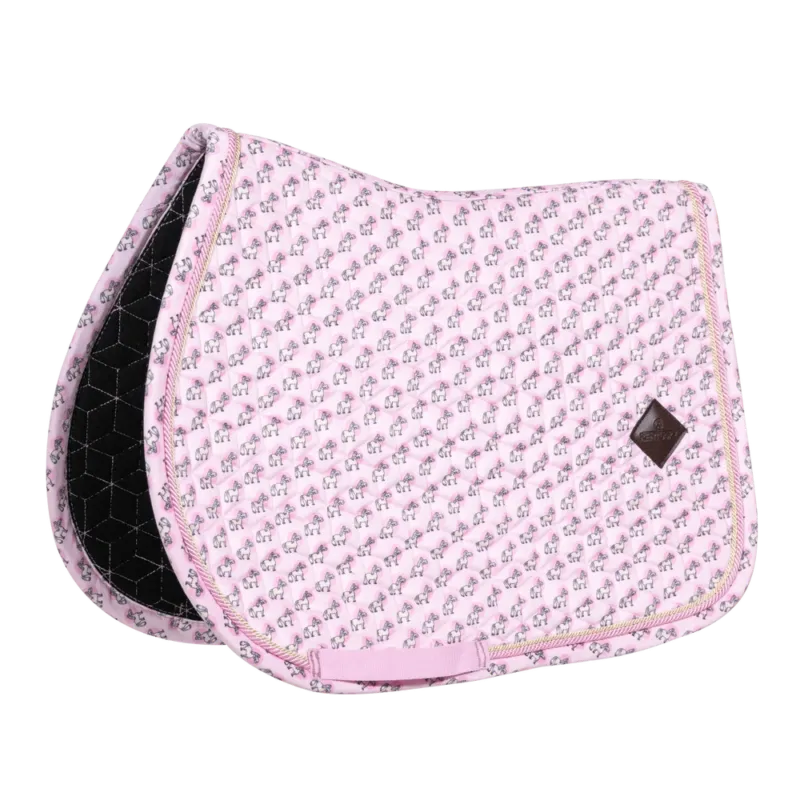 Tapis de selle Kentucky Sammy Collection Jumping Horsewear - Cob - Vieux rose sammy Remise