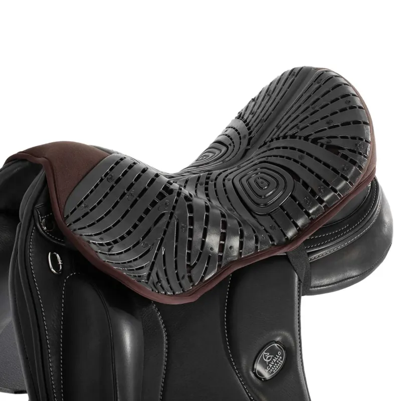 Protge-sige en gel Air Plus pour dressage avec gel extrieur 10mm Acavallo - L - Marron Prix Choc