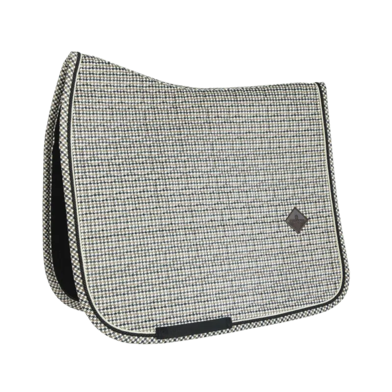 Prix Rduit Tapis de selle Pied-de-poule dressage Kentucky - Cheval - Marron