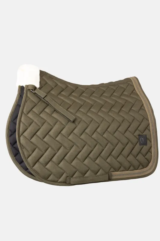 Tapis de selle Nature Made Leisure VS Horze - Poney - Nuit des olives / vert olive Nouvelle Collection