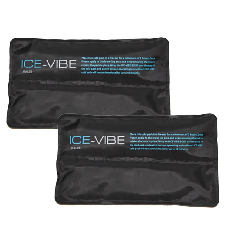 Expdition Rapide Poche de froid Horseware gutres jarret Ice-Vibe - Noir / aqua