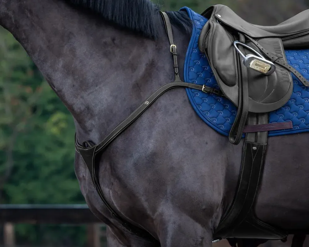 Collier De Chasse Long Pont Dy&rsquo;on D Collection – Cheval – Noir Pas Cher