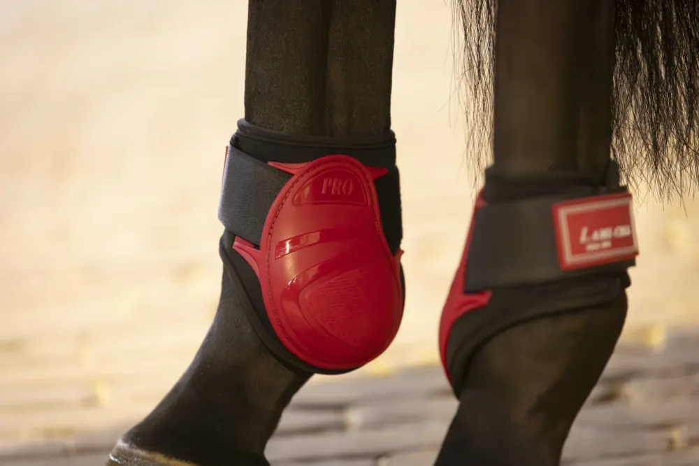 Gutres avec protge-boulets Lami-Cell Elite - Cheval - Rouge Vente Flash
