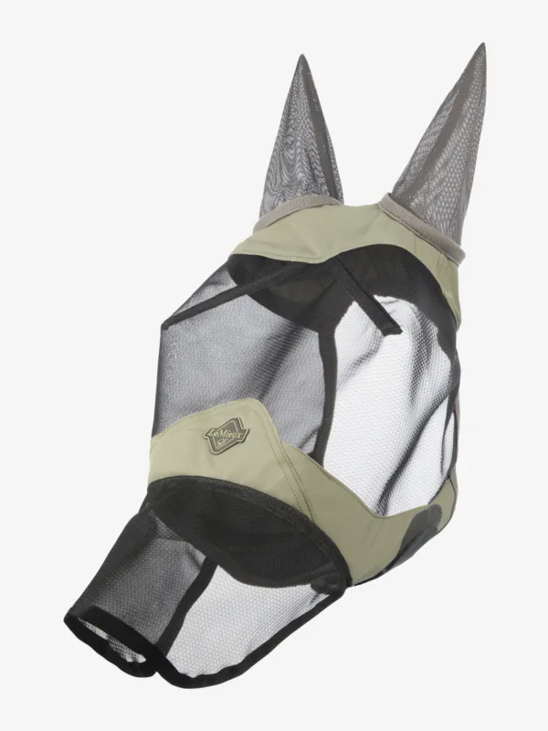 Masque anti-mouches LeMieux Visor-Tek complet - L - Fern Nouvel Arrivage