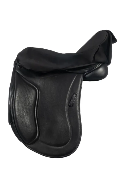Couvre-sige chauffant selle obstacle Style HKM - 17,5-18" - Noir Nouvel Arrivage