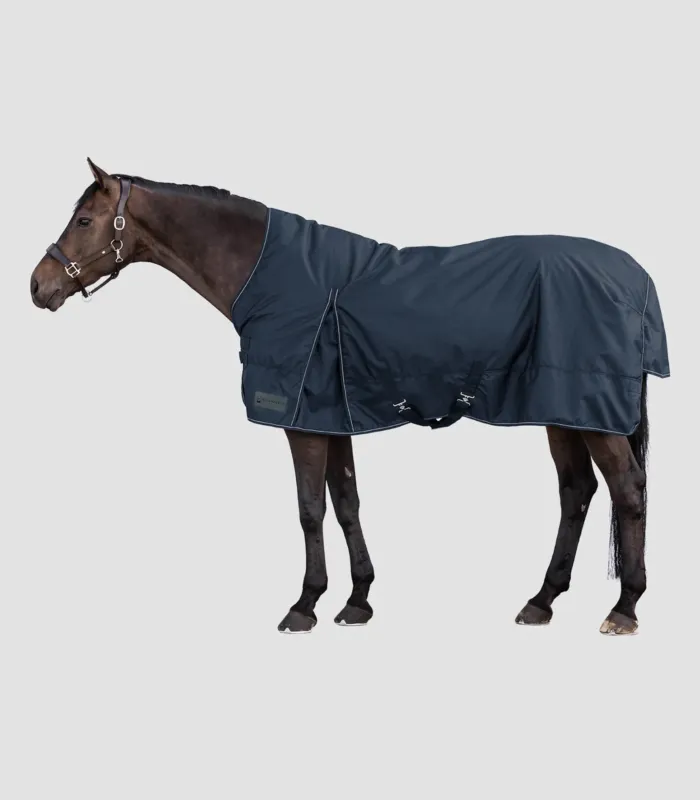 Livraison Express Couverture dextrieur Waldhausen Nordic High Neck 200 g - 165 cm - Bleu nocturne
