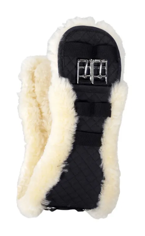 Vente Flash Sangle de dressage double mouton Horze Harleigh - 70 cm - Noir