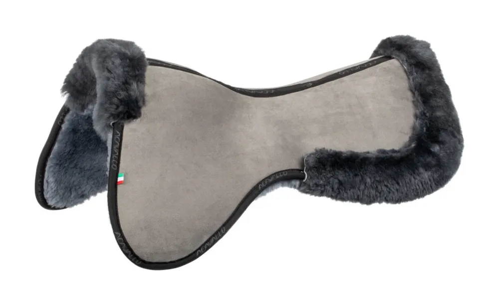Offre Du Jour Amortisseur MF-S JCCS-S CW-CS Sude avec Peau de Mouton Intgrale Acavallo - M - Gris / gris