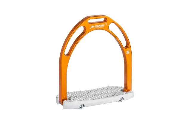 Etriers Jin Stirrup Anatomic aluminium – ORANGE Authentique