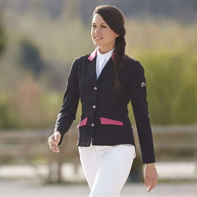 Achat Immdiat Veste de concours Sophia dame - Privilge Equitation - bleu lectrique/marine - femme - 38