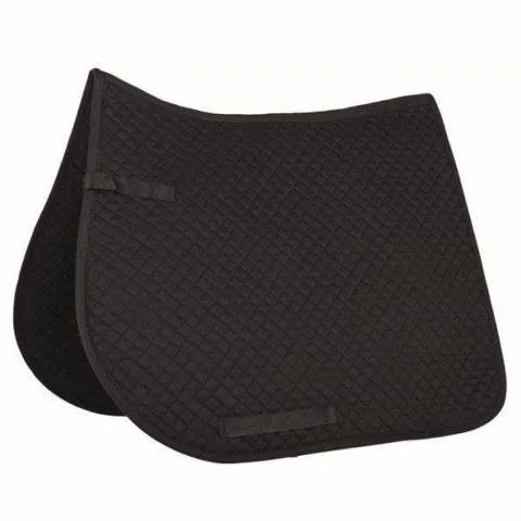 Authentique Tapis Surpiqu Dressage HKM - Noir - Cheval
