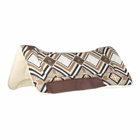 Nouvel Arrivage Tapis de selle western Dakota beige / marron - Pool's - Eco Wool