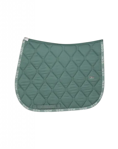 Quantit Limite Tapis de selle LOVE Obstacle Bleu acier – GEM – Bleu acier – Obstacle – Cheval