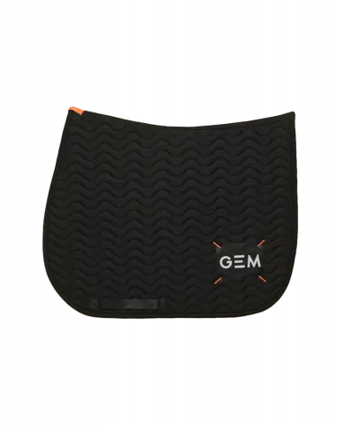 Tapis de selle TOUC TOUC Obstacle – GEM – Noir – Obstacle – Cheval Quantit Limite
