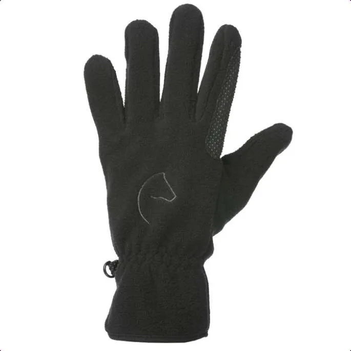 Gants polaires Equithme picot - noir - XXL Pas Cher