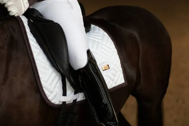 Meilleur Prix Tapis de selle Modern White Moonless Night - Equestrian Stockholm - Blanc - Mixte - Cheval