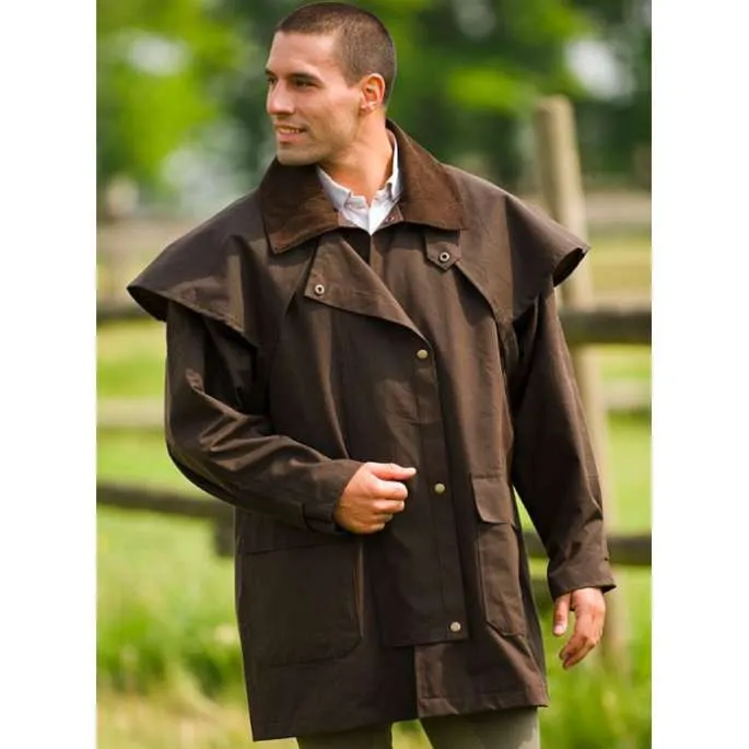 Impermable 3/4 Australien – Randol&rsquo;s – brun – adulte – XL Meilleur Prix
