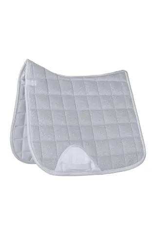 Quantit Limite Tapis de selle Glitter Mesh - HKM - 100% polyester - Blanc - Poney Dressage