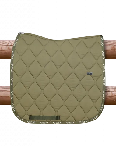 Acheter Direct Tapis de selle Love DRESSAGE – GEM – Kaki – Kaki – Cheval