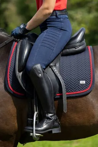 Bon Plan Tapis dressage poney aruba HKM - Dressage - Bleu marine
